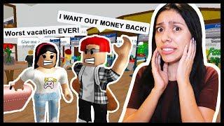THE WORST HOTEL RUINED OUR VACATION! - ROBLOX HILTON HOTEL v4